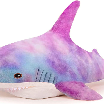Hai Regenbogen Kuscheltier Glitzer - 30 cm Plüschtier weiches Stofftier