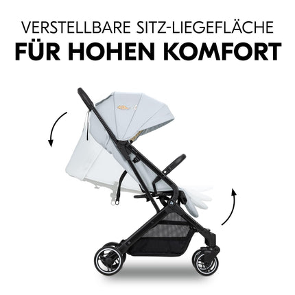 Hauck Travel N Care Dark Olive Kinderwagen – Leichter Reise Buggy für Kinder ab Geburt bis 22 kg mit Liegefunktion, kompakt und UPF 50+