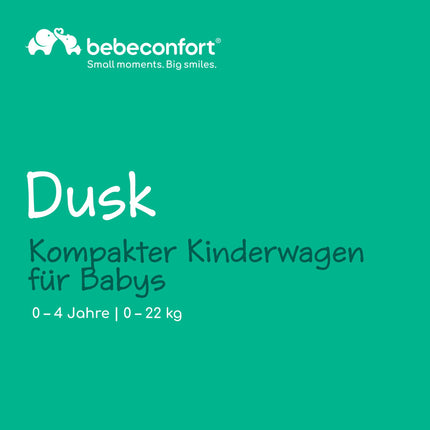 Bebeconfort Rainbow, Kinderwagen, Kompakt und Wendig, 6 Monaten bis 4 Jahre, bis zu 22 kg, Mineral Graphite