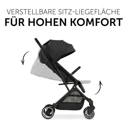 Hauck Travel N Care Dark Olive Kinderwagen – Leichter Reise Buggy für Kinder ab Geburt bis 22 kg mit Liegefunktion, kompakt und UPF 50+