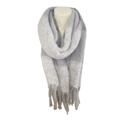 Winter Damen Schal » Winterschal Dreads Faith » warmer Damenschal mit Fransen » Winter Volumen Schal 180x50cm