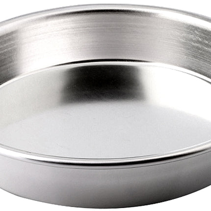 Aluminium-Tablett – rund mit Rand, leicht & robust, servieren/backen (Ø 30–50 cm)