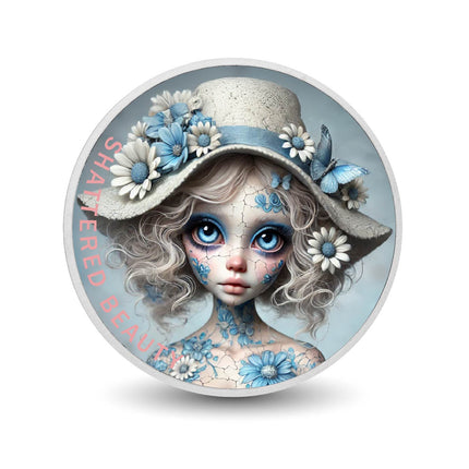 Shattered Beauty: Blooming Cracks Coloured 1oz Silver