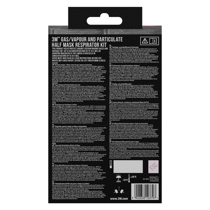 Auslaufartikel: 3M™ Halbmasken-Gehäuse 6200 wiederverwendbar, mittelgroß | Packung (1 Stück)
