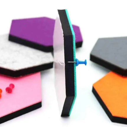 Sechseckige Deko Filze selbstklebend