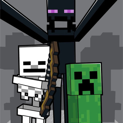 Minecraft Enderman Handtuch Strand Badetuch 70x140cm