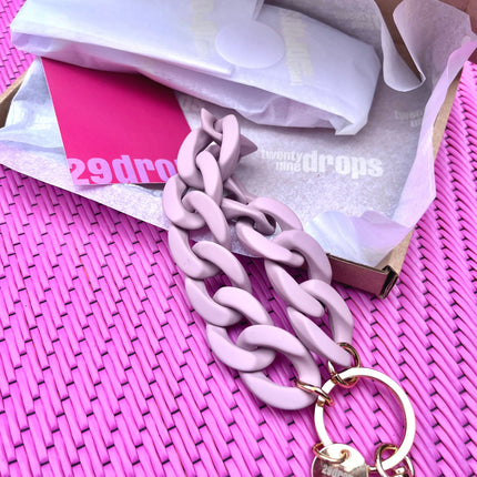 Schlüsselanhänger mit Karabiner "RUBBER EDITION" Orange Matt