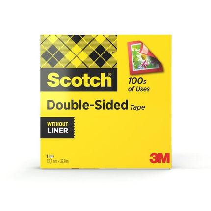 Scotch® doppelseitiges Klebeband, 1 Rolle, 12 mm x 33 m