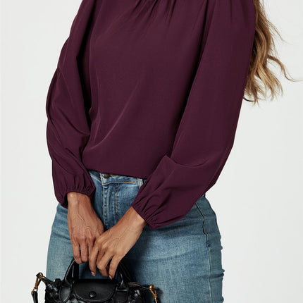 Braided Mini Top Handle Bag In Black