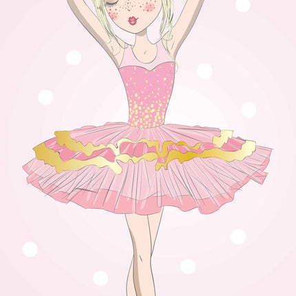 Ballerina Handtuch Strand Mädchen Badetuch 70x140cm
