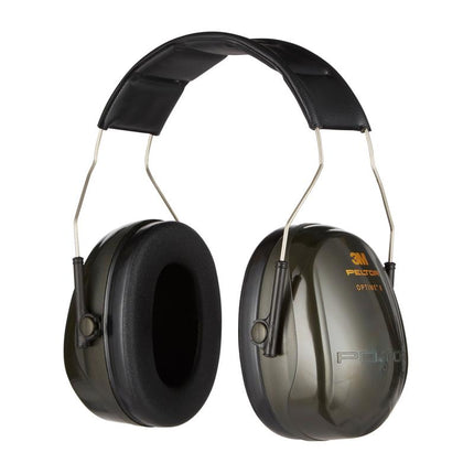 Auslaufartikel: 3M™ PELTOR™ Optime™ II Kapselgehörschutz H520A, SNR-Wert 31 dB, Grün | Packung (1 Stück)