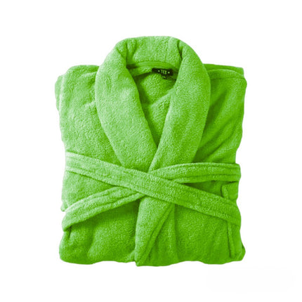 Bademantel flauschig » Saunamantel in Teddy-Plüsch Qualität » leichter/dünner Morgenmantel 100 cm lang » unisex