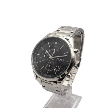 Boss Grand Prix Chronograph 1513477 Herrenuhr Edelstahl Silber Neu OVP