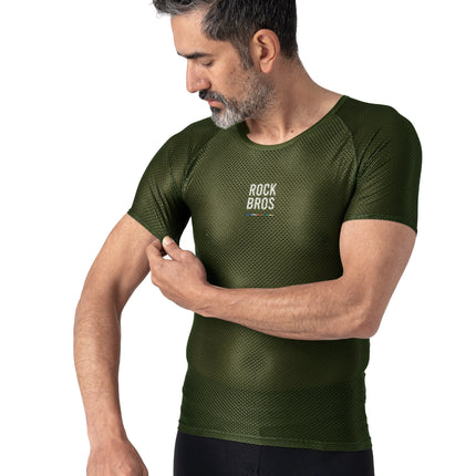 Road-to-Sky Radsport-Baselayer Kurzarm – Atmungsaktives Funktionsshirt