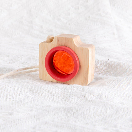 Hölzerne Mini Kamera für Kinder - Lernspielzeug & kreatives Geschenk