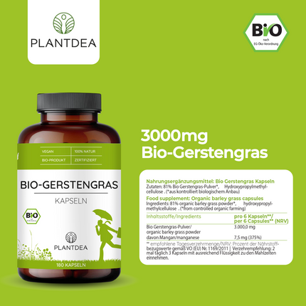 Bio Gerstengras Kapseln