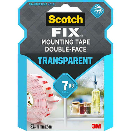 Scotch-FIX™ Transparentes doppelseitiges Montageband 4910C