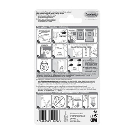 Große Command™ Bilder-Montage Strips L, 6 Sets im Vorteilspack, 17206-6 | Packung (1 Stück)
