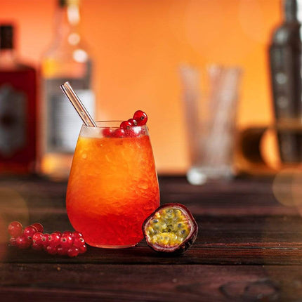 6x 15cm kurze schwarze Glasstrohhalme (gerade) (Glasstrohhalme) kaufen bei Linkreich – Jetzt entdecken!