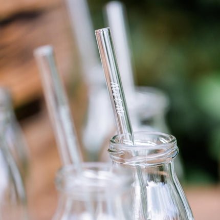 6x 27cm Glasstrohhalme mit persönlicher Gravur für Flaschen von 0,33 bis 0,5 Liter (Glastrinkhalme) kaufen bei Linkreich – Jetzt entdecken!