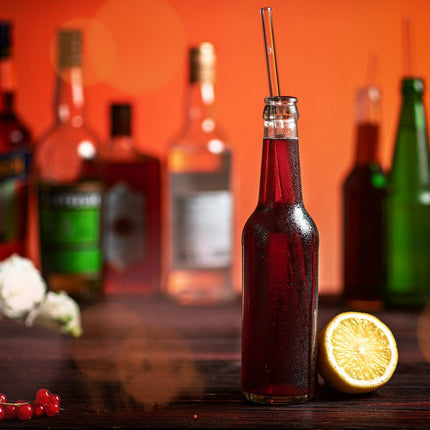 6x 30 cm Lila Stanley Glasstrohhalme für Stanley Cup Quencher & Flaschen 3 Farbtöne (Glastrinkhalme) kaufen bei Linkreich – Jetzt entdecken!