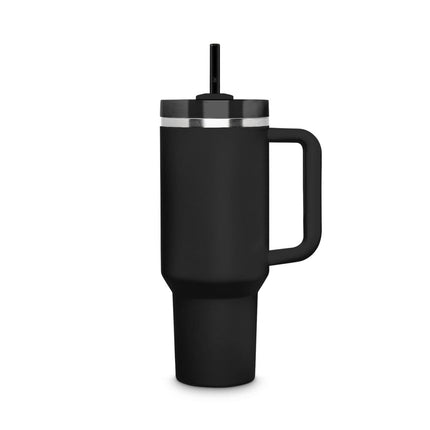 SEO. 6x 30 cm Schwarze Stanley Glasstrohhalme für Stanley Cup Quencher & Flaschen - Linkreich