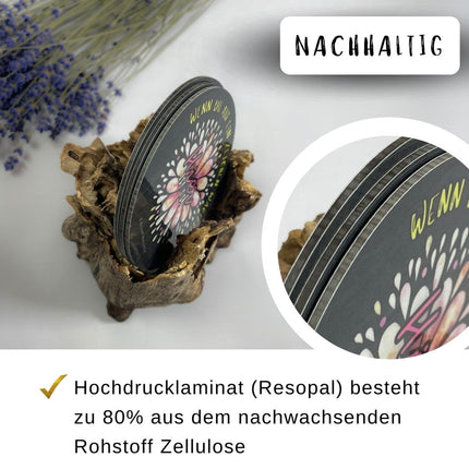 SEO. 6x oder 12x Getränke - Untersetzer im Set - 6er Set 1 Linkreich