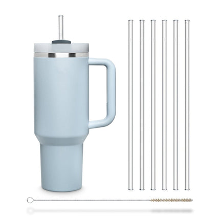 SEO. 6x Stanley Cup Glasstrohhalme für 40oz Cups & Quencher & Flaschen bis 1,2 Liter - Linkreich