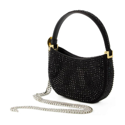 Hobo Bag Micro Vesna Crystal - Magda Butrym - Kristall - Schwarz
