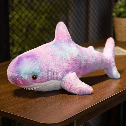 Hai Regenbogen Kuscheltier Glitzer - 30 cm Plüschtier weiches Stofftier