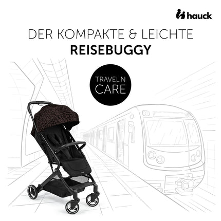 Hauck Travel N Care Dark Olive Kinderwagen – Leichter Reise Buggy für Kinder ab Geburt bis 22 kg mit Liegefunktion, kompakt und UPF 50+