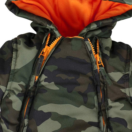 Baby Winter Overall Mit Kapuze Schneeanzüge mit Handschuhen und Füßlinge Mädchen Jungen Warm Kleidungsset