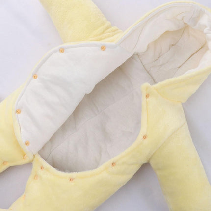 Baby Overall Winter Mit Kapuze Schneeanzug Flanell Strampler Spieler Spielanzug Mit Füße Karikatur Jumpsuit Kleidung 0-3 Monate