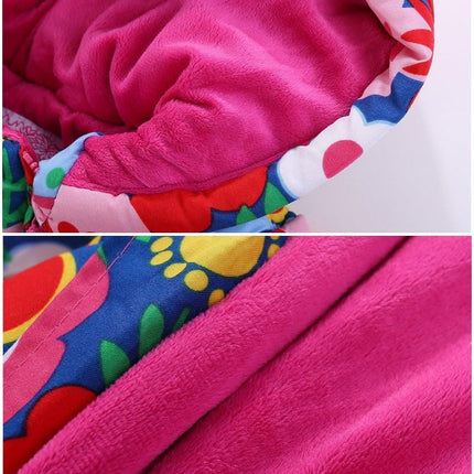 Baby Winter Overall Mit Kapuze Schneeanzüge mit Handschuhen und Füßlinge Mädchen Jungen Warm Kleidungsset