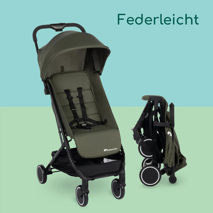 Bebeconfort Rainbow, Kinderwagen, Kompakt und Wendig, 6 Monaten bis 4 Jahre, bis zu 22 kg, Mineral Graphite