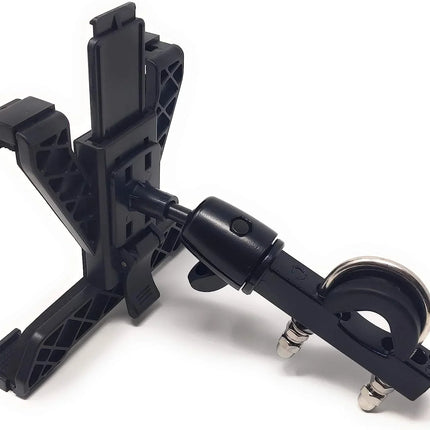 Tablet-Halterung für Rundrohre – flexibel, drehbar und stabil