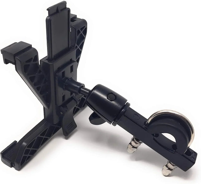 Tablet-Halterung für Rundrohre – flexibel, drehbar und stabil