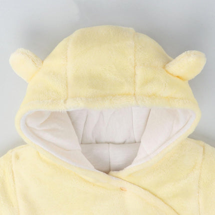 Baby Overall Winter Mit Kapuze Schneeanzug Flanell Strampler Spieler Spielanzug Mit Füße Karikatur Jumpsuit Kleidung 0-3 Monate