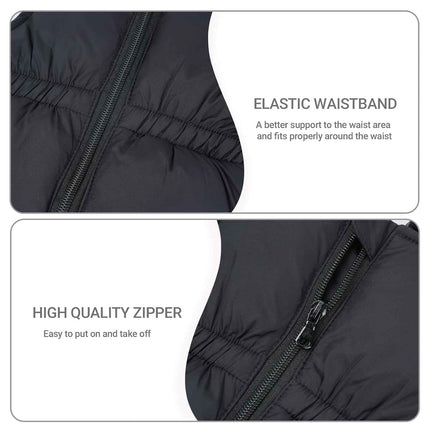 Kinder Daunenjacke Schneeanzug mit Künstliches Fell Kaputze Bekleidungsset Mädchen Jungen Verdickte Winterjacke + Skihose Daunenhose Kinderskianzug, Schwarz 4-5 Jahre