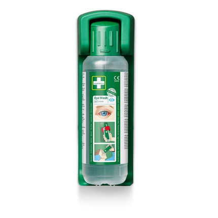 Wandhalterung (für augenspülung 500 ml) ein nachleuchtendes hinweisschild ist im lieferumfang enthalten | Packung (1 Stück)