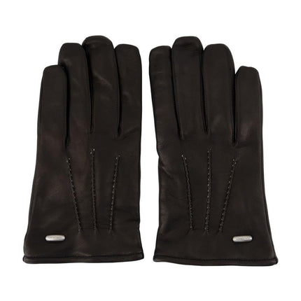 Handschuhe His - OUR LEGACY - Leder - Schwarz