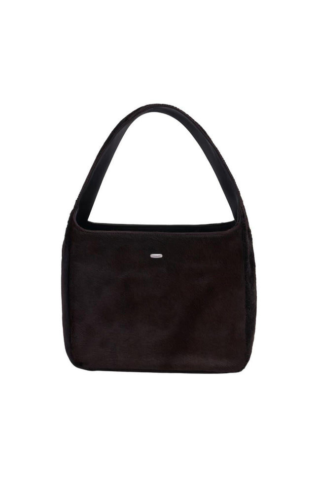 Schultertasche Brick - OUR LEGACY - Leder - Braun