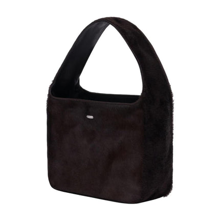 Schultertasche Brick - OUR LEGACY - Leder - Braun