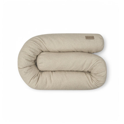 Bettschlange einsträngig Teddystoff Bouclé – Schutz & Vielseitig