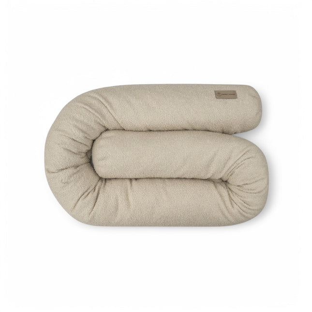 Bettschlange einsträngig Teddystoff Bouclé – Schutz & Vielseitig