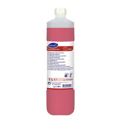 TASKI Sani Ami, Sanitär-Grundreiniger auf Basis alkalischer und komplexbildender Wirkstoffe | Flasche (1 l)