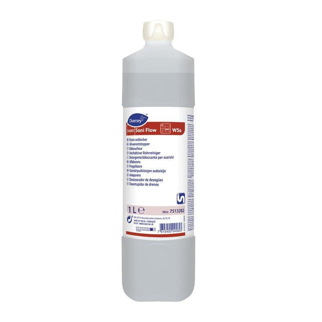 TASKI Sani Flow, Hochaktiver Rohrreiniger, hochalkalisch | Flasche (1 l)