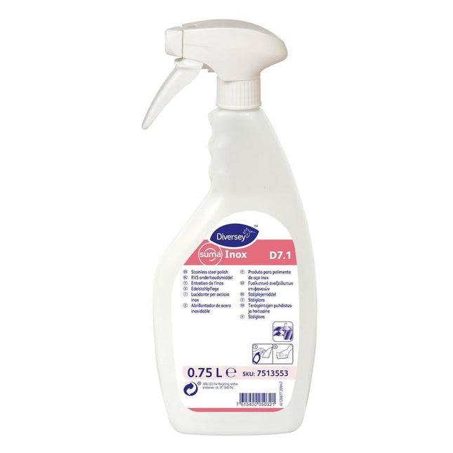 Suma Inox D7.1, Edelstahlpflege , Emulsion | Flasche (750 ml)