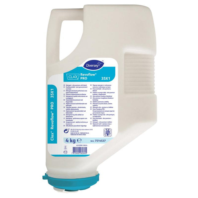 Clax Revoflow PRO 35X1, Hochkonzentriertes, pulverförmiges Vollwaschmittel für das Revoflow System | Kartusche (4 kg)