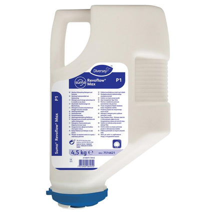 Suma Revoflow Max P1, Reiniger für weiches bis mittelhartes Wasser, chlorhaltig | Kartusche (4500 g)